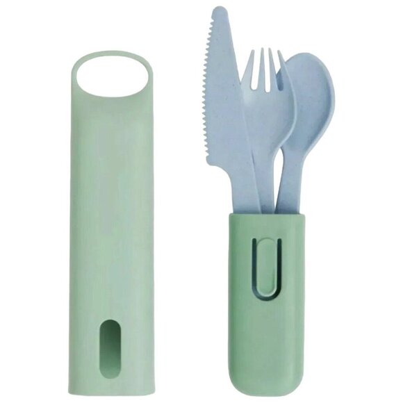 🪻BOGO🪻 HIP BUNDLE:  Lunch Pack‎ Silicone Bag  & Cutlery Set  NEW!! - Picture 6 of 6